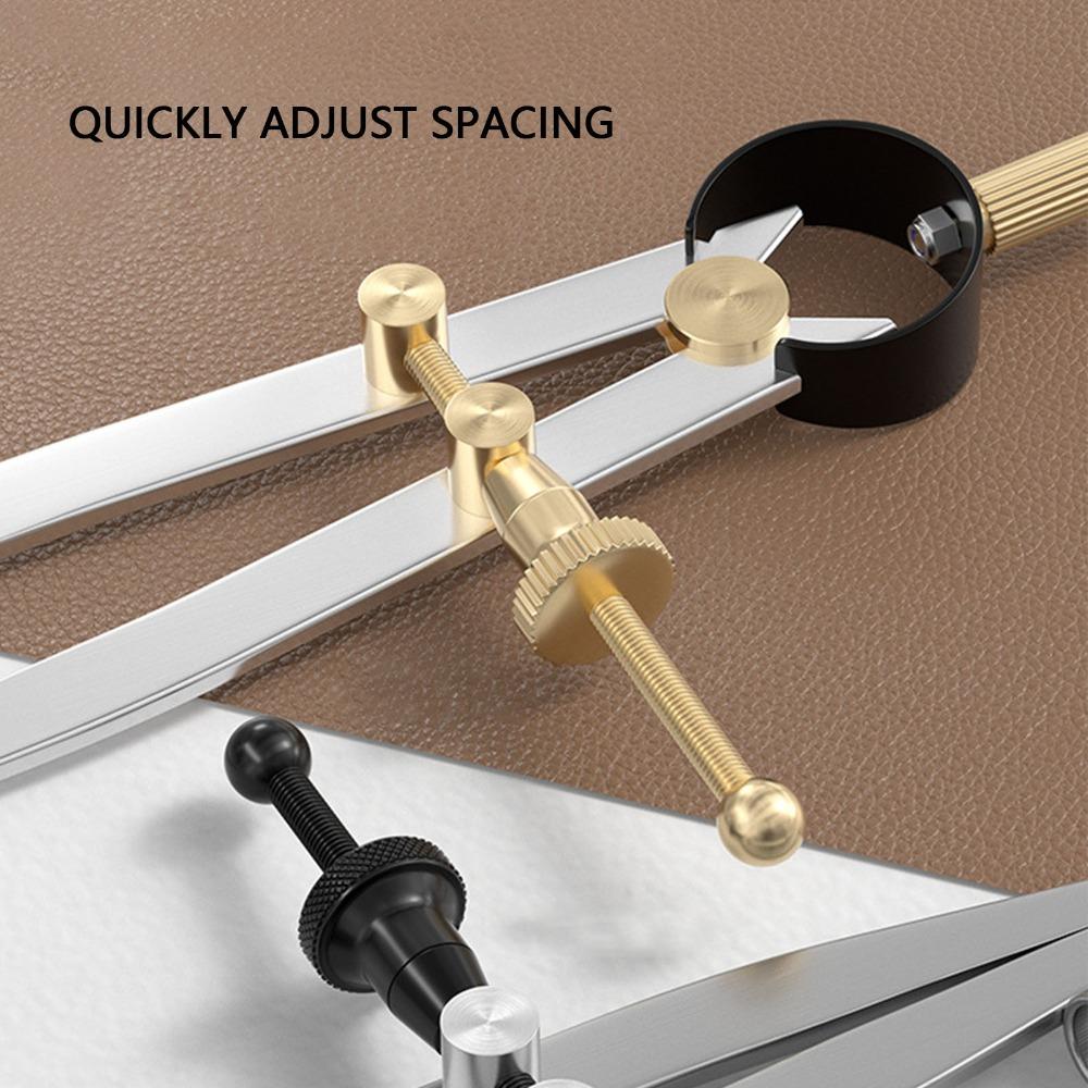 Carbon Steel Wing Divider Caliper Brass Fulcrum Spring Joint Caliper Woodworking Use