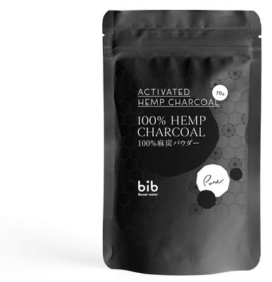 100% Hemp Charcoal Powder, Charcoal Cleanse, Made In Japan, No Additives, Food Grade (60g)