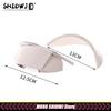 Universal Chrome Metal Scooter Headlight Rainproof Cover 5.75"/7"For Cafe Racer Motorcycle Front Lamp Visor