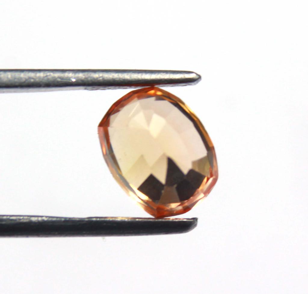 3.70 Carat Excellence Quality Cushion Shape Peach Sapphire Certified Sri Lanka Gemstone SN541
