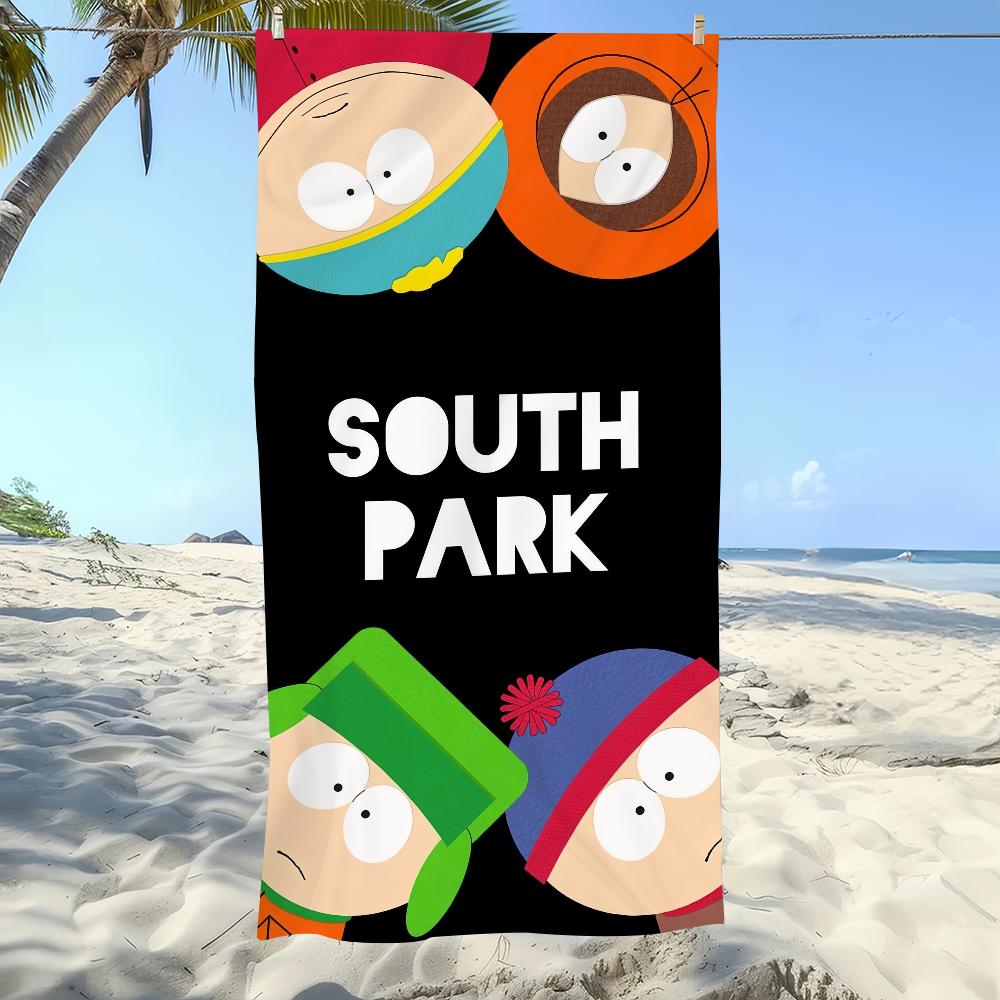 Cartoon S-South-h Cool Towel Soft Pool Gift For Travel Gym Shower Camping Quick Dry Sports Large P-Parkes-k Beach Towel