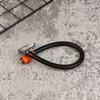 Reifenfüllschlauch M6 Verriegelbarer Luftdruckprüfer Mit Luftschlauch, Standard-Reifenventil Feingewinde, Füllschlauchadapter