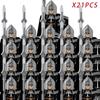 Medieval Knights Elf Dwarf Uruk-hai Mini Figures Armor Helmet Accessories Building Blocks DIY Bricks Toys For Kids Boys Gift