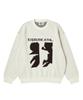 EXERCISE Runner Puzzle Piece Jacquard Knit_Ivory