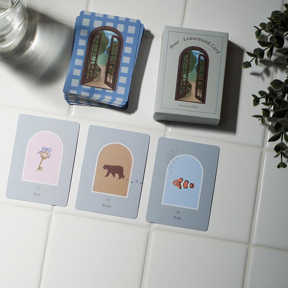 Door Lenormand Cards | Toa No Oekaki | 36 Cards [Authentic]