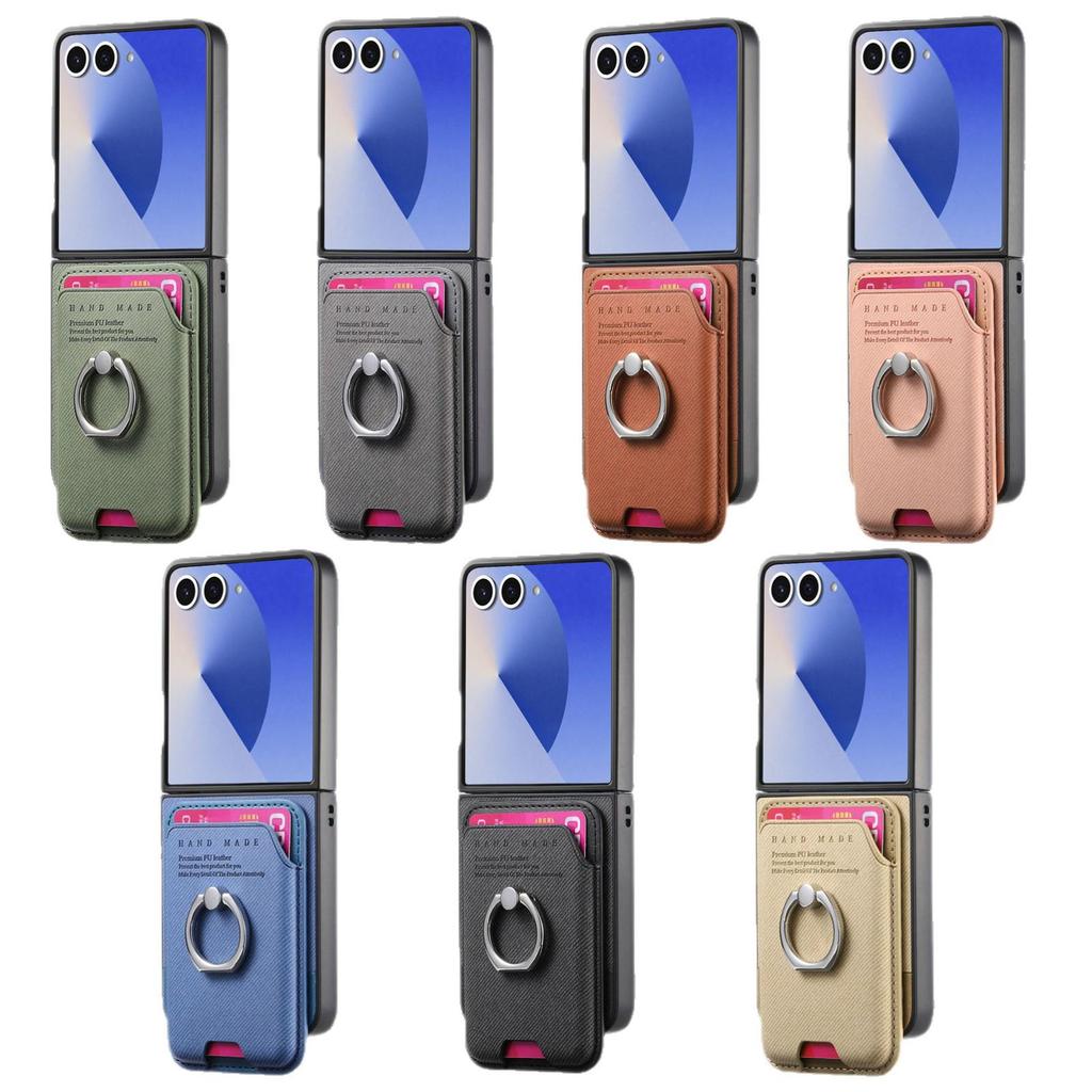 Samsung Galaxy Z Flip 7/6 Magnetiskt Fällbart Ringstativ Skyddsfodral