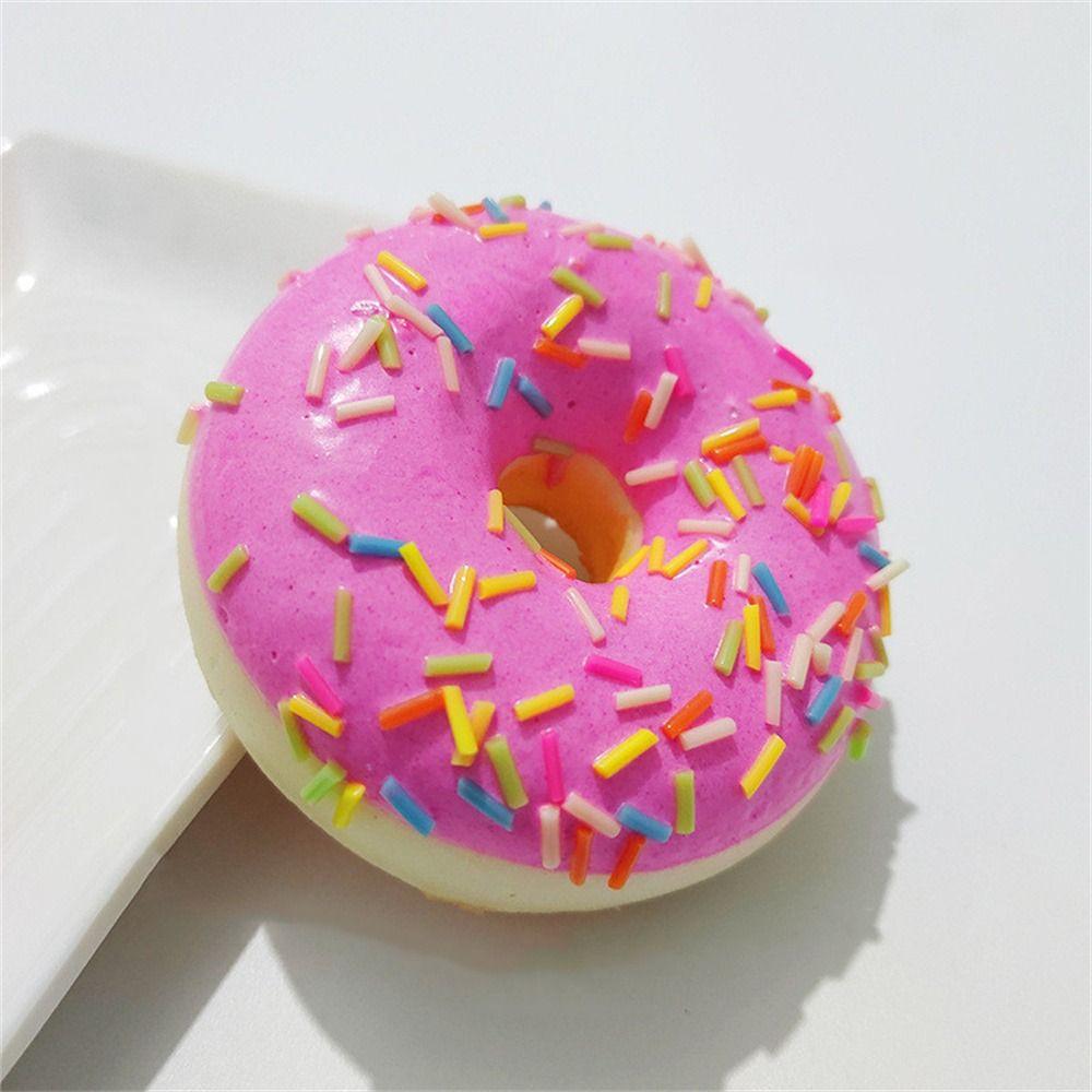 Fotografie Dekoration 6,2cm/2,4in Simulation Donuts Simulation Kuchen Donut Kegel Spielzeug Quetschspielzeug