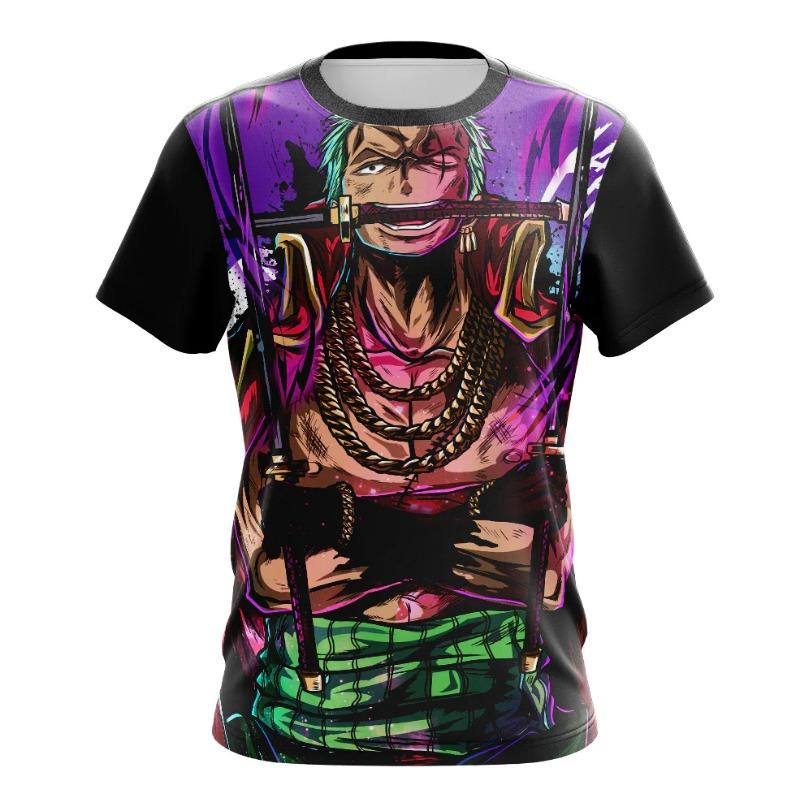 Summer 2026 One Piece Luffy "Five-tier Nika Sun God" Comic-style Trendy 3D Printed Breathable T-shirt for Adults and Children