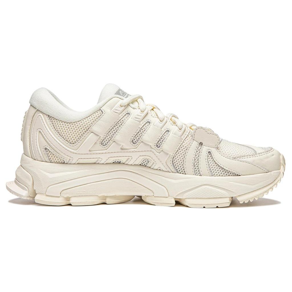 New LiNing Abrasion Resistant Breathable Low Top Running Shoes Women's Beige AZGU078-4