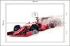 Photomural Abstract F1 Car Structural Vinyl 254x184