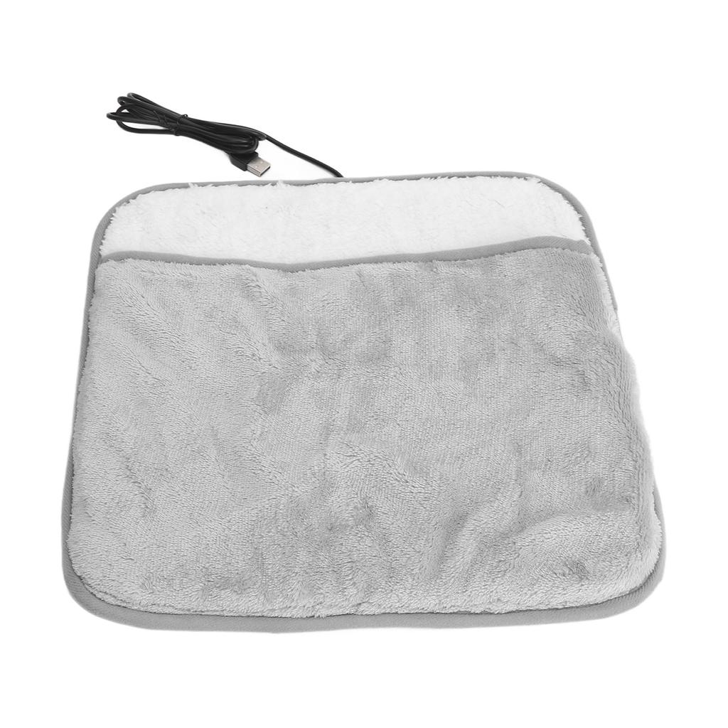 Electric Foot Heating Pad Large Pocket Prevent Slip USB Power Supply Electric Heated Foot Warmer Foot Heater