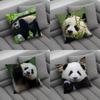 Lovely Panda Pillow Case Soft Cushion Cases for Farmhouse Sofa Decor Home Decorations and Protector