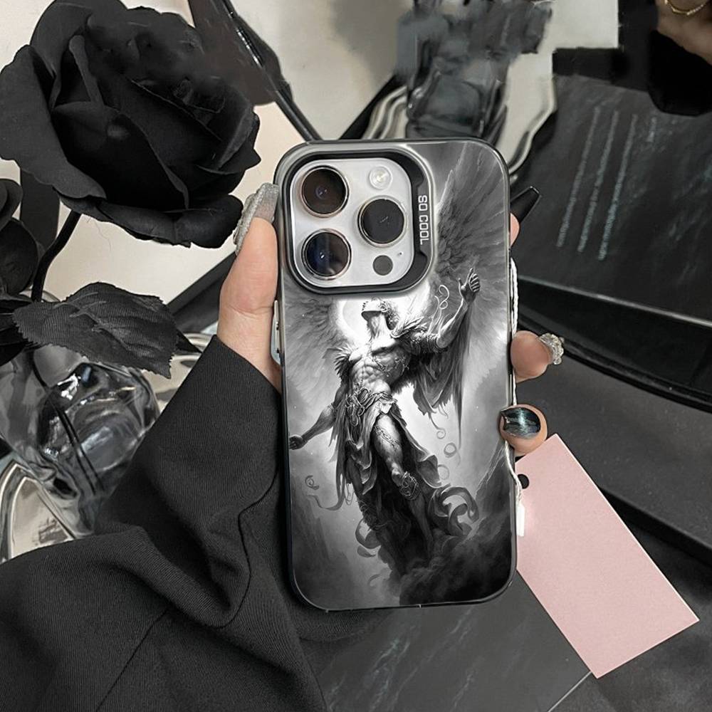 Evil Wings-Angel Wings  Phone Case For iPhone 17,16,15,14,13,12,Pro MAX Black Matte Shockproof Cover