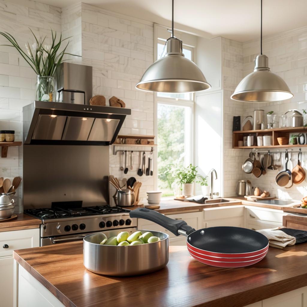 Mini pánev nepřilnavá ocelová pánev hrnec rendlík náhodná barva pro nádobí nerezová ocel 12cm/14cm/16cm kuchyňské náčiní