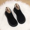 Women's Lightweight Comfortable Cold Warm Padded Snow Boots Non-slip Wear Casual Outdoor Sports Martin Cotton Boots