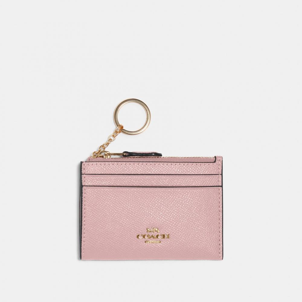 Coach Mini Skinny Id Case Gold Chalk