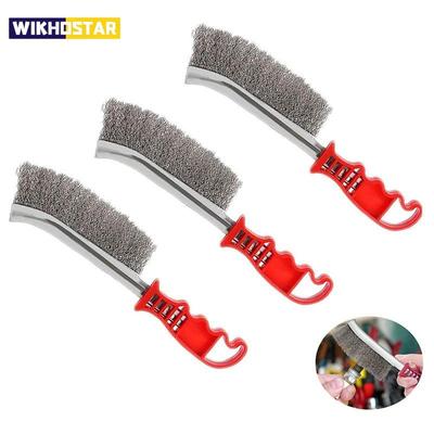 Wire Scratch Brushes Grill Cleaner BBQ Grill Steel Wire Brush Brush-Steel Stainless Steel Wire Brush Rust Paint Removal Tools
