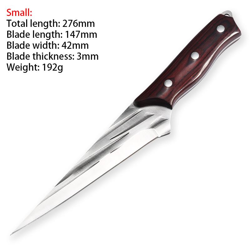 Forged 5CR15 Stainless Steel Fixed Blade Boning Knife Outdoor Camping Hunting Tool Grilled Meat Cutter For Kitchen