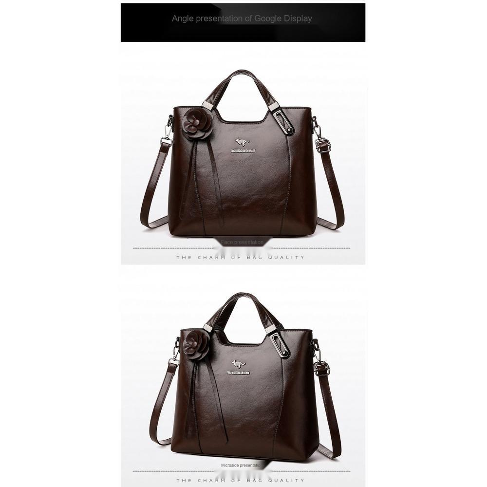 Bolso de Mano Ligero de Gran Capacidad Bolso de Hombro Cruzado para Uso Diario