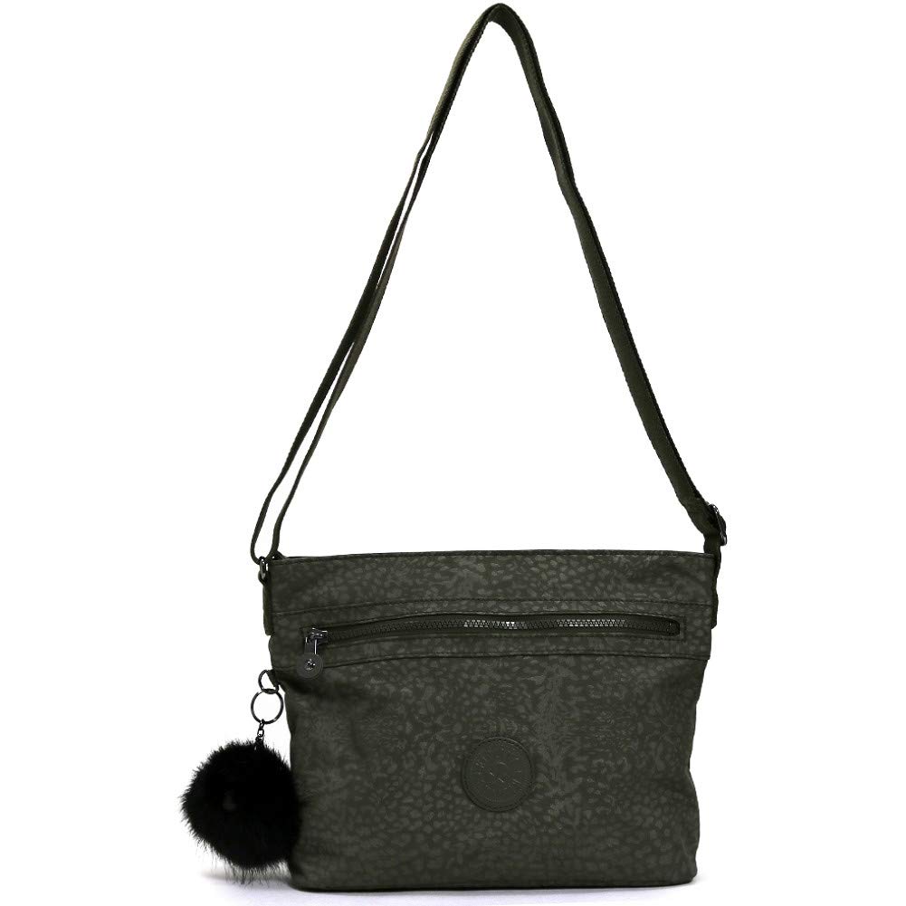 

Kipling Shoulder Bag KI2766 SORDET D34 Cheetah Embroidery Kh [Used] зелёный