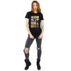 Disney T-shirt da Donna/Ragazza in Cotone a Quadretti Tinkerbell Stile Boyfriend