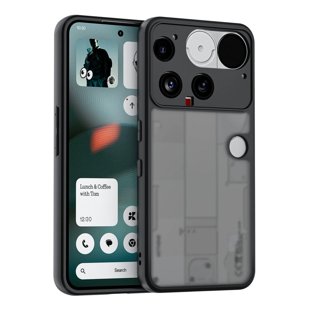 For Nothing Phone 3 Case for Nothing Phone 3 Cover Simple Black Matte Shell Anti-fingerprint Phone Case For Nothing Phone 3 5G