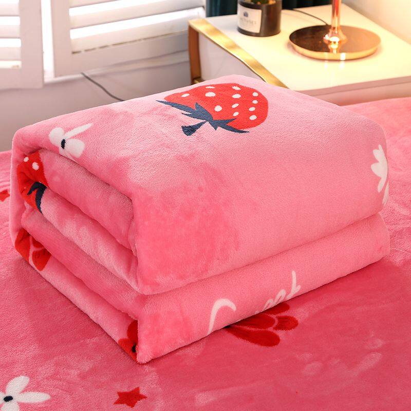 Meleg dupla vékony takaró rajzfilm egynapos takaró, puha flanel ágytakaró