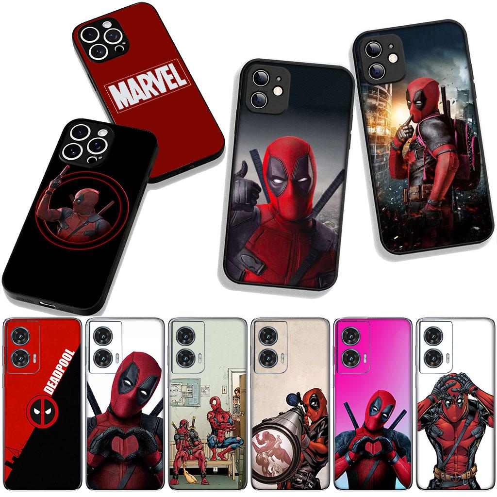 Marvel Deadpool Superhero Case for Samsung Galaxy A25 A37 A57 A12 A14 A31 A41 A50 A51 A70 A71 A72 A21S A04 M15 Note 20 9 8 10