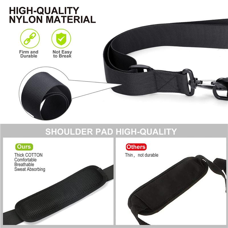 Black Gasoline Lawn Mower Strap Backpack Side Mounted Belts Work Tools Wider Thicker Straps Gardening Accessories Supplies