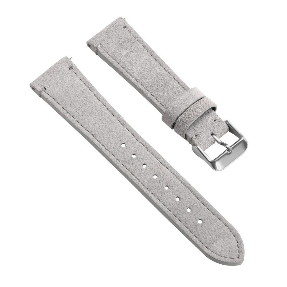 Genuine Suede Watchband 20mm 22mm for Omega for Casio for Seiko for Huawei Watch Gt2/3/4 Vintage Handmade Stitching Bracelet
