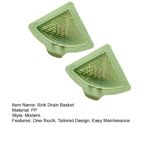 1/2Pcs Magnetic Sink Drain Basket One-Touch Dumping Food Waste Collection Sponge Storage Rack Versatile Sink Organizer