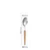 Wooden handle stainless steel knife and fork spoon Western food steak knife 304 stainless steel tableware spoon Fruit dessert fork