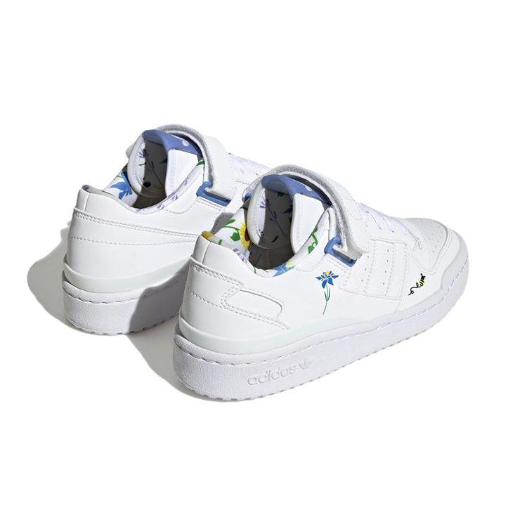 Adidas Forum Low Big Kid Save The Bees Kids Sneakers White Cloud-White Blue-Fusion HP6245