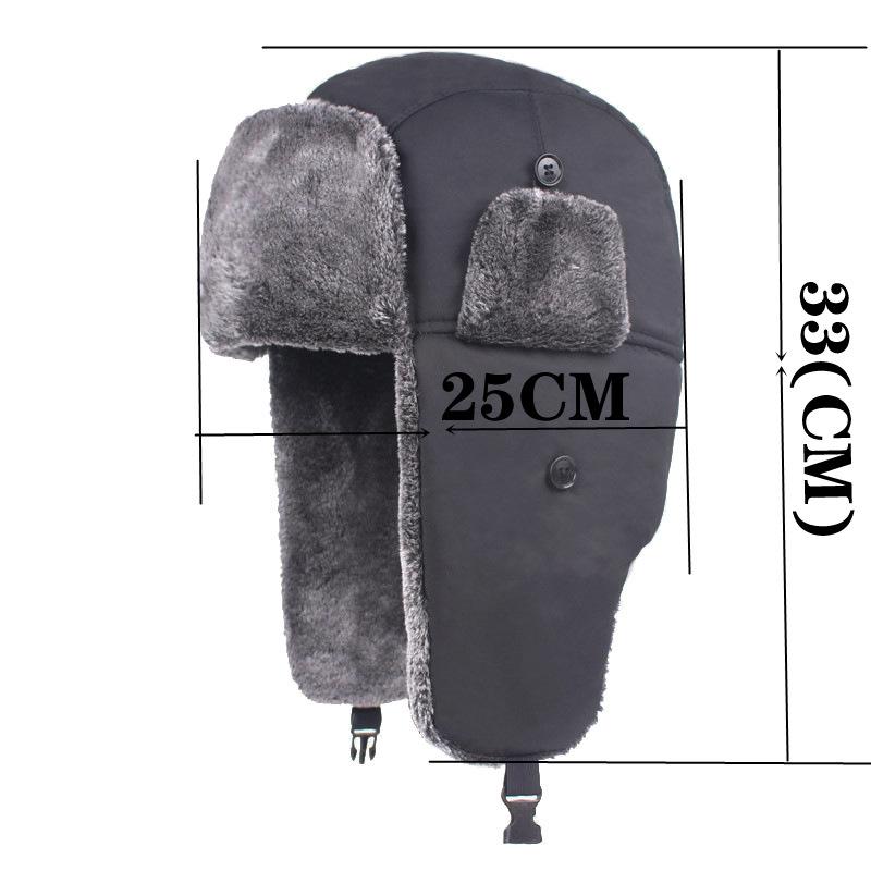 Winter hat fleece thickened Lei Feng hat ear protection hat winter windproof cold waterproof warm snow hat couple hat