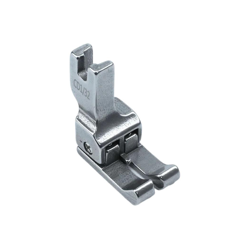 

1pc Steel Sewing Presser Foot Double Compensating Presser Feet For Right And Left Top Stitching Sewing Machines Accessories