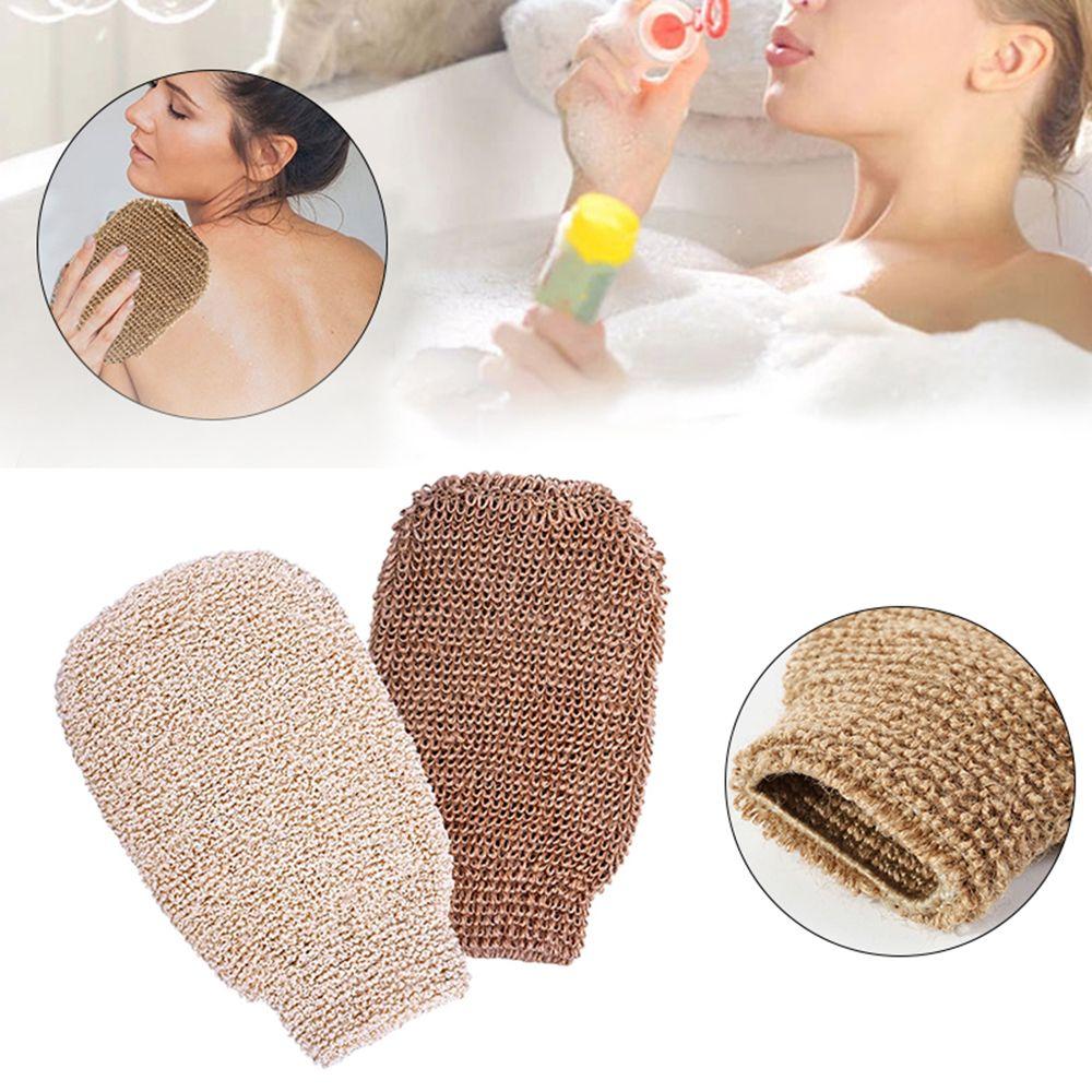 Bathing Accessories Body Scrub Gloves Fingers Bath Towel Shower Body Brush Exfoliating Glove
