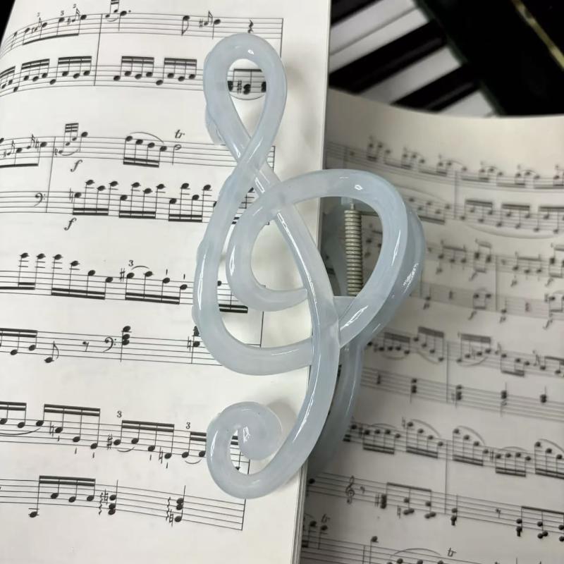 Creativity Musical Note Shape Hair Claw Clips Sweet Style Minimalist Shark Clip Headwear Hairpins Hair Accessories Gift