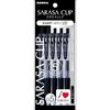 Sarasa Clip Gel Ballpoint 5 Smooth Vivid S A R A S A C L I P Original Logo Packaging M Pen, Black, 0.5mm, Pens, P-JJ15-BK5 Water-based, Writing,