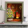 5D Diamant Malerei Weihnachtsbaum Socken Handwerk Diamant Stickerei Landschaft Bild von Strass Hause Dekoration