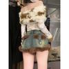 American Hot Girl Jeans Women's Spring Versatile Slim Shorts Niche Design Washed Raw Edge Rivet Pants Trendy
