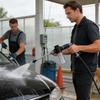 Presă de spălat cu presiune a apei portabilă, antiderapantă, cu duză reglabilă, pentru detailing auto, ferestre de casă interioare, curte de grădină, udarea gazonului