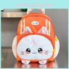 Cat Pattern Print School Backpack With Breathable Nylon Material Gift Schoolbag