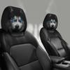 Housse de repose-tête de voiture universelle respirante Bois Sombre Loup-garou, pièces automobiles, résistante aux taches et rétractable, cadeau de vacances parfait