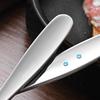 Square Head Spoons Stainless Steel Flat Square Soup Spoons Mirror Finish Dishwasher Safe Tablespoons for Kitchen Home