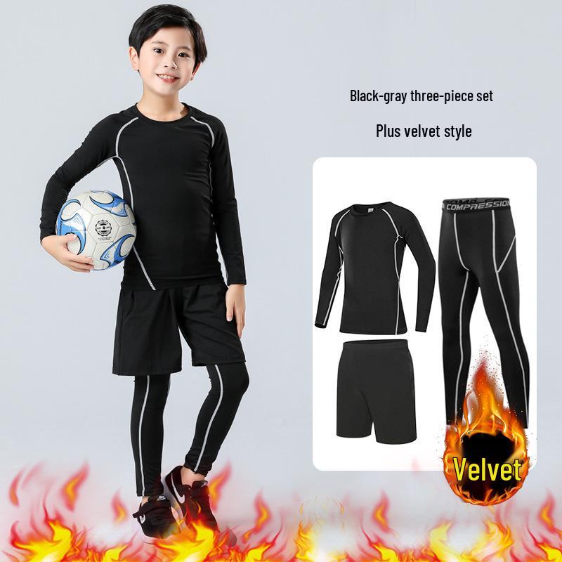 Kinder Schnelltrocknende Sport-Basisschicht: Body für Basketball, Fußball und Fitness - Ideal für Herbst/Winter.