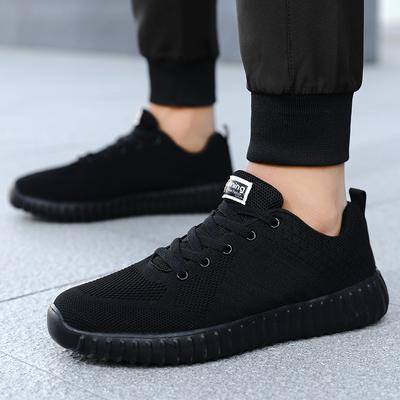 Nowe Męskie Buty Casual Wiosna i Jesień Nowy Styl Tkane na Muchę Buty do Biegania Męskie Buty Sportowe Młodzieżowe Wszechstronne Buty do Biegania