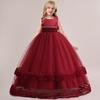 Summer White Bridesmaid Princess Dress For Girls Formal Birthday Gown Pageant Party Girl Dresses Wedding Evening Costume