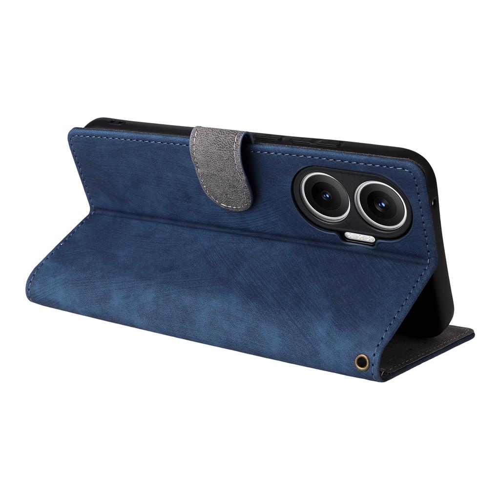 For Xiaomi Redmi Turbo 4 Pro 5G/Poco F7 5G Case Wallet RFID Blocking PU Leather Phone Cover Stand with Strap