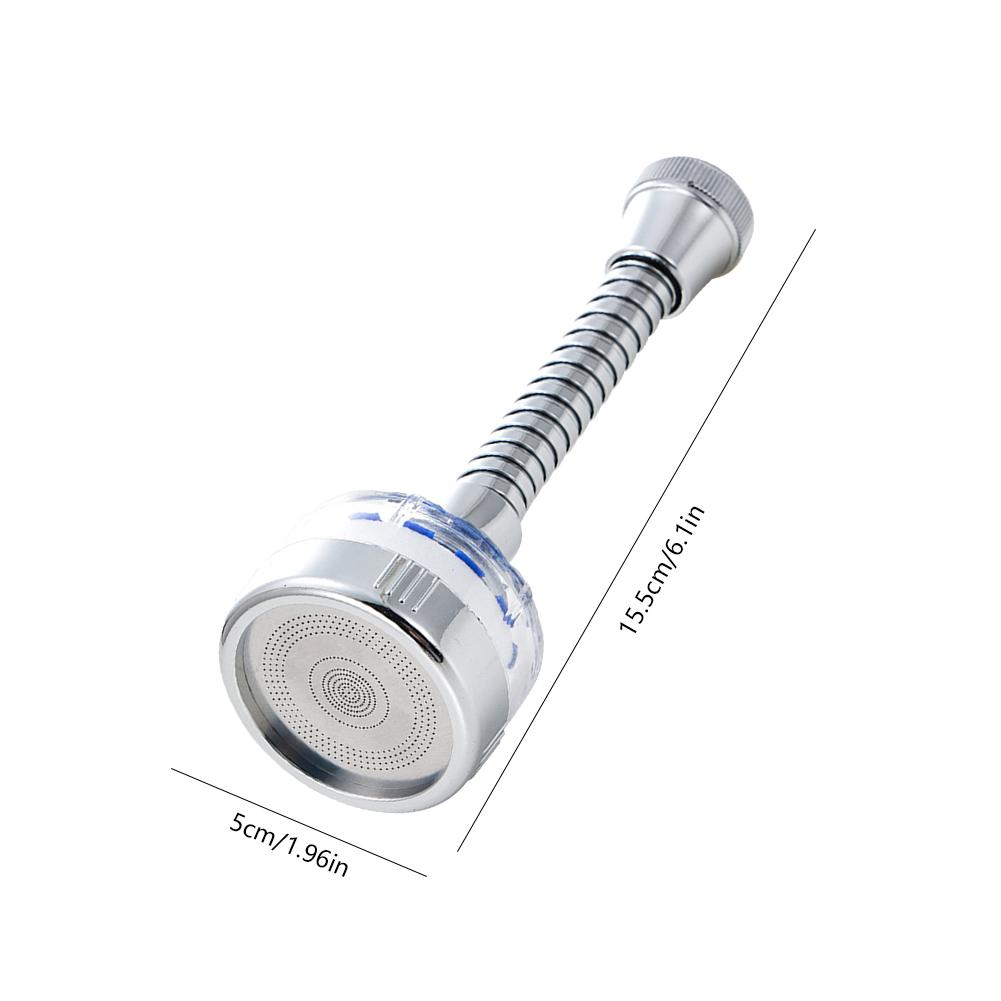 Kitchen Faucet Water Filter Pressurized Sink Filter Water Purifier 360° Tap Splash Proof Faucet Aerator Extender for Bathroom