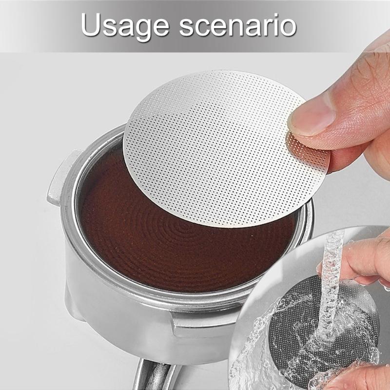 Filtr do ekstrakcji kawy Siatka dystrybucji wody Filtr do kawy Akcesorium do parzenia w domu dla miłośników kawy